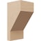 Ekena Millwork 4"W x 4"D x 8"H Wide Clemmons Rough Cedar Woodgrain TimberThane Corbel, Primed Tan CORUR04X04X08CLERCPR - alternate 1